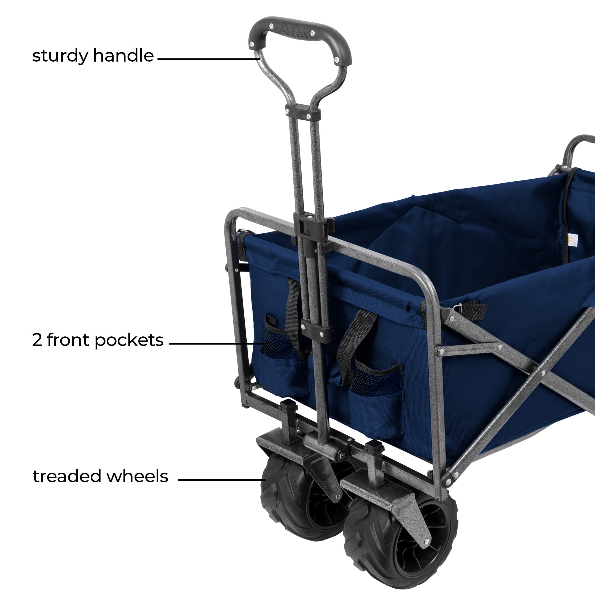 Smart Design Collegiate Heavy Duty Sports Wagon- Illinois Illini