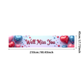 thumbnail image 5 of LUUFILx Farewell Balloon Banner Backdrop with Colorful Heart Decorations for Goodbye Party Retirement Going Away Event We Will Miss You Party Supplies, 5 of 8