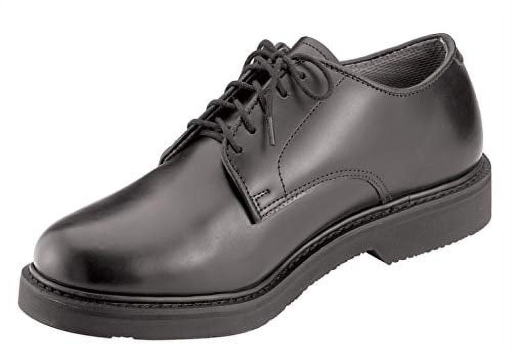 Rothco Soft Sole Uniform Oxford/Leather Shoe, Black, W/8  display picture 3