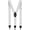 White, variant on Men Braces Y Style Stainless Steel Metal Clips One Size Adjustable Suspenders Trouser Braces Salopette Braces Strong Metal Clips