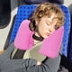 thumbnail image 4 of pstuiky Cómoda almohada cervical de viaje de PVC con forma de U para uso en aviación exteriores y hogar. Almohada inflable portátil de apoyo cervical con funda de terciopelo suave., 4 of 6