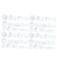 thumbnail image 4 of ORDDIART White Mini Tableware Toys 2 Sets 66Pcs For Kids Kitchen Playset, 4 of 4