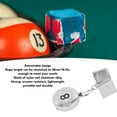 thumbnail image 3 of Billiard Cue Chalk Holder Nylon Aluminum Alloy Retractable Pool Cue Case for Billiard Snooker Games, 3 of 8