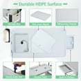 thumbnail image 3 of HARIPUL Fish Cleaning Table with Sink, Camping Sink Station with Faucet and Sprayer, Fish Cleaning Station Fillet Table with Double Sink, Gray, 3 of 8
