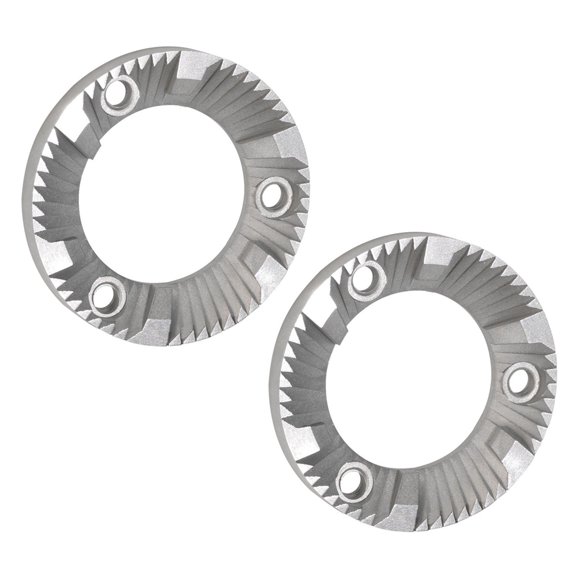 Pack of 2 Stainless Steel Coffee Grinder Burr Plate Efficient Grinding Tray 40MM Diameter for Most Coffee Machines