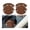 Coffee, variant on Chasenew Bling Car Cup Coaster, 4 Pack Universal Vehicle Anti-Slip Cup Holder Insert Coasters, Crystal Rhinestone Silicone Shockproof Drink Mat, Car Interior Accessories （）