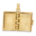 thumbnail image 7 of 14K Yellow Gold Moveable 3-D Lord's Prayer Holy Bible Pendant, 7 of 7