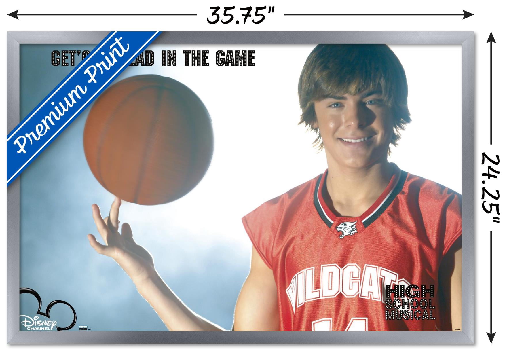 High School Musical - Troy - Game Wall Poster, 22.375" x 34" Framed