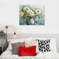 thumbnail image 5 of Nawypu  Large Wall Art White Flower Canvas Painting Prints Abstract Floral Golden Line Pictures Wall Decor Modern Artwork Home Decoration for Living Room Bedroom Dining Room, 5 of 6