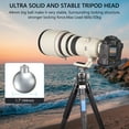 thumbnail image 3 of Low Profile Ball Head ARTCISE KB44 Heavy Duty Tripod Head Full Metal CNC Machined with Extra 1/4" Quick Release Plate for Tripod, Monopod, DSLR, Camcorder, Maximum Weight 66 lbs / 30 kg, 3 of 9