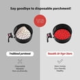 thumbnail image 3 of 1 Pce Doublure Réutilisable pour Friteuse Tapis Rond Antiadhésif en Silicone pour Friteuse, 3 of 7