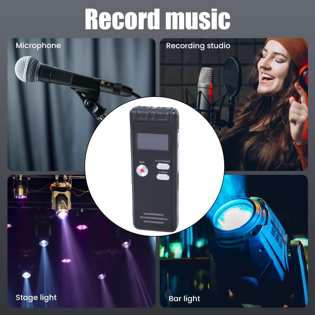 Zeiwohndc 64GB Digital Voice Recorder for Voice Activated Recording Lectures Meetings
