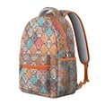 thumbnail image 2 of Boho Themed College Backpack - Tribal Print, 17 Inch Laptop Compartment, Heavy Duty Fabric, Perfect for Dorm & Commuter Life, 2 of 6