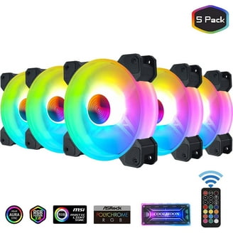 Enermax HF120 RGB PWM 120mm Case Fan, Addressable RGB Sync Via