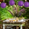 thumbnail image 4 of 6Pcs Round Paper Lanterns Decorative Hanging Paper Lanterns for Birthday Wedding Baby Bridal Shower Christmas Xmas Home Decor Party Decoration, 4 of 6