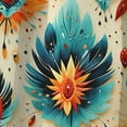 thumbnail image 2 of Designart "Earthy Nomadic Artwork" Boho Blackout Curtain Single Panel, 2 of 4
