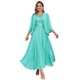 thumbnail image 1 of Vestido de madre de la novia CDSSL turquesa con chaqueta talla 0, 1 of 6