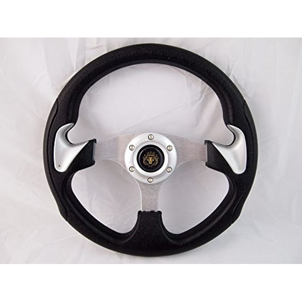 New World Motoring Boat Steering wheel W/ Adapter 3 spoke boats with 3/