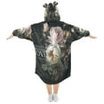 thumbnail image 2 of BZSMCE Wearable Blanket Hoodie Fashion Bloomaze Home Wear, 2 of 7