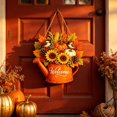thumbnail image 6 of Watering Can Fall Welcome Sign, 11.8 inch Pumpkin Sunflower Wooden Hanging Ornament, Maple Leaf Harvest Door Decor, Thanksgiving Front Porch Plaque, Rustic Farmhouse Wall Art, Autumn Home Decoration, 6 of 7