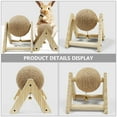 thumbnail image 4 of Cat Scratching Globe Toy Cat Scratcher Toy Cat Grinding Claw Toy Rabbit Chewing Toy, 4 of 6