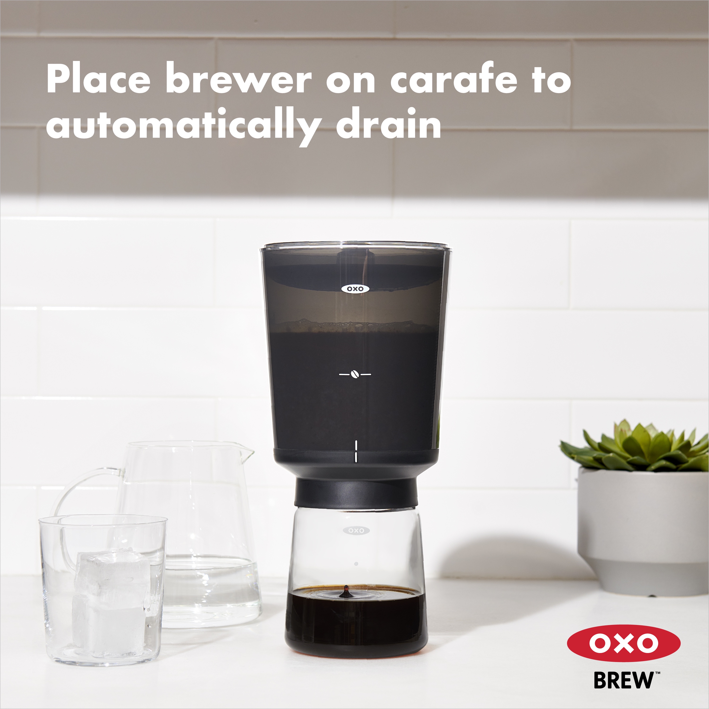 OXO Brew Compact Cold Brew Coffee Maker, 24 oz photo 3