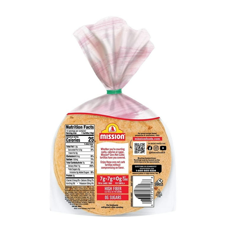 Mission Guerrero Zero Carb Keto Certified Street Taco - 14 Count