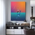 thumbnail image 4 of KLL Lighthouse and Whale Print Farmhouse Canvas Wall Art,Wall Decorations For Living Room Office Canvas Wall Decor for Home Decorations, 12'×16’’, 4 of 8