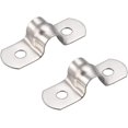 thumbnail image 1 of 50 PCS 8mm U Tube 304 Stainless Steel Clamp Rigid Pipe Clamp U-Shape Clamp Pipe Clamp, 1 of 5