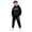 Black*, variant on RUTAYY Boys 2 Piece Set City Graphic Long Sleeve Pullover Hoodie Jogger Pants Cozy Hooded Tracksuit Casual Everyday Wear, Brown