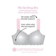 thumbnail image 6 of Comfort Choice Women's Plus Size Front Close Wireless Gel Strap Bra, 6 of 6