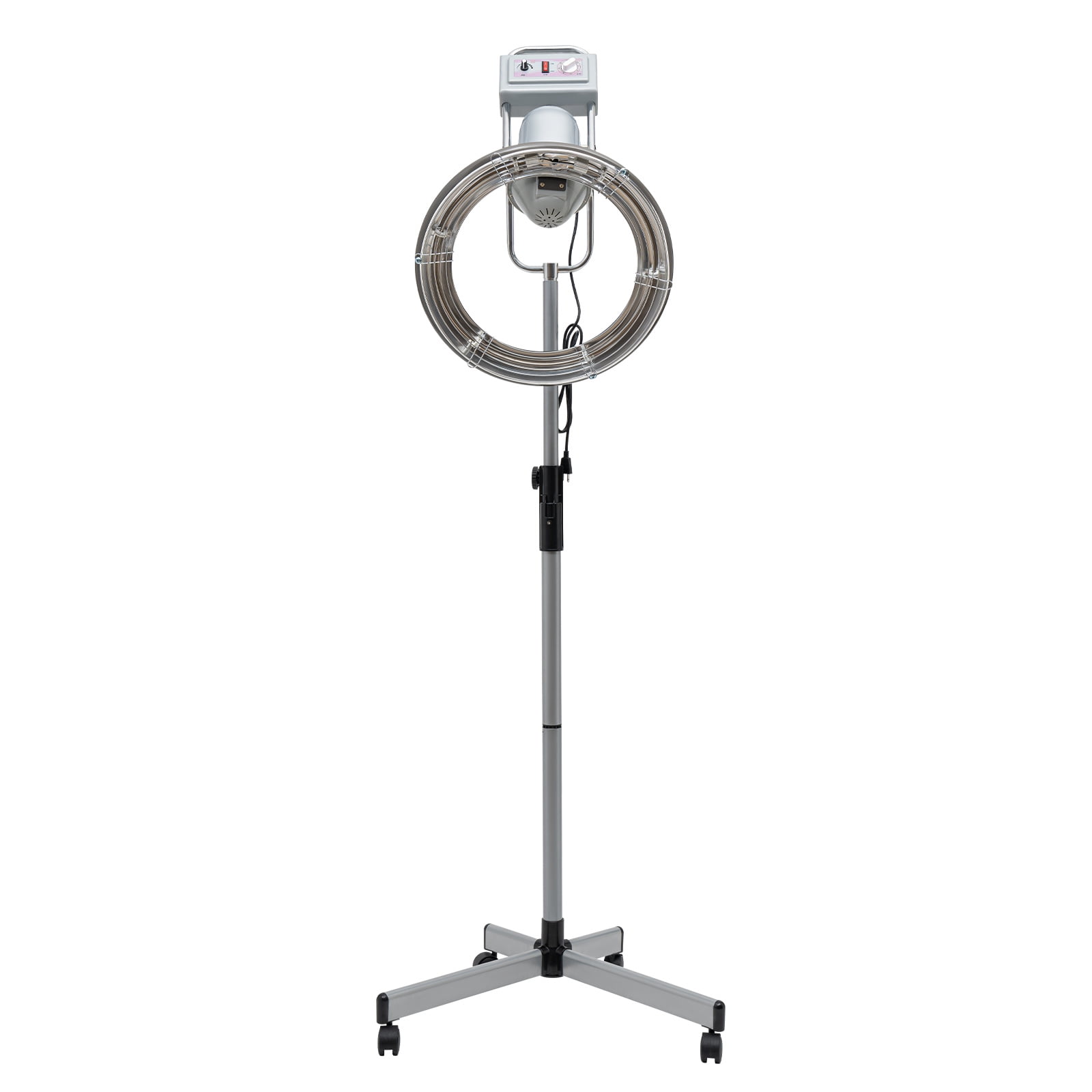 Peakora Adjustable Height Hair Styling Equipment - 360° Rotating Hair Dryer with Timer & Heat Settings for Salon & Home Use