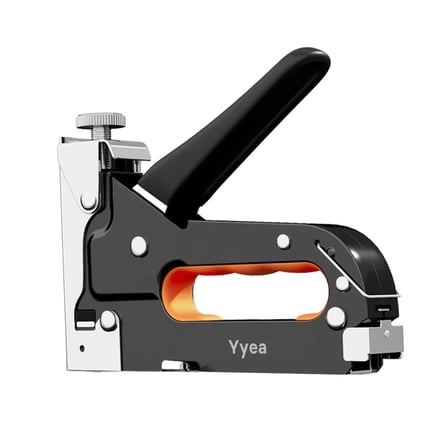 Yyea Hand-powered staple guns, Manual Brad Nailer with 4000 Counts Staples, Upholstery Stapler Nail Gun