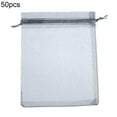thumbnail image 2 of 50 Pcs Organza Jewelry Gifts Drawable Box Wedding Gift Candy Mini Pouch Bag, 2 of 10