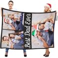 thumbnail image 3 of Personalised Blanket for Adult & Kid, Personalised Photo Blanket, Custom Blanket, Customised Blanket with Photos, Personalised Gifts for Women, Men, Baby, Kid, Pet, Family, 3 of 5