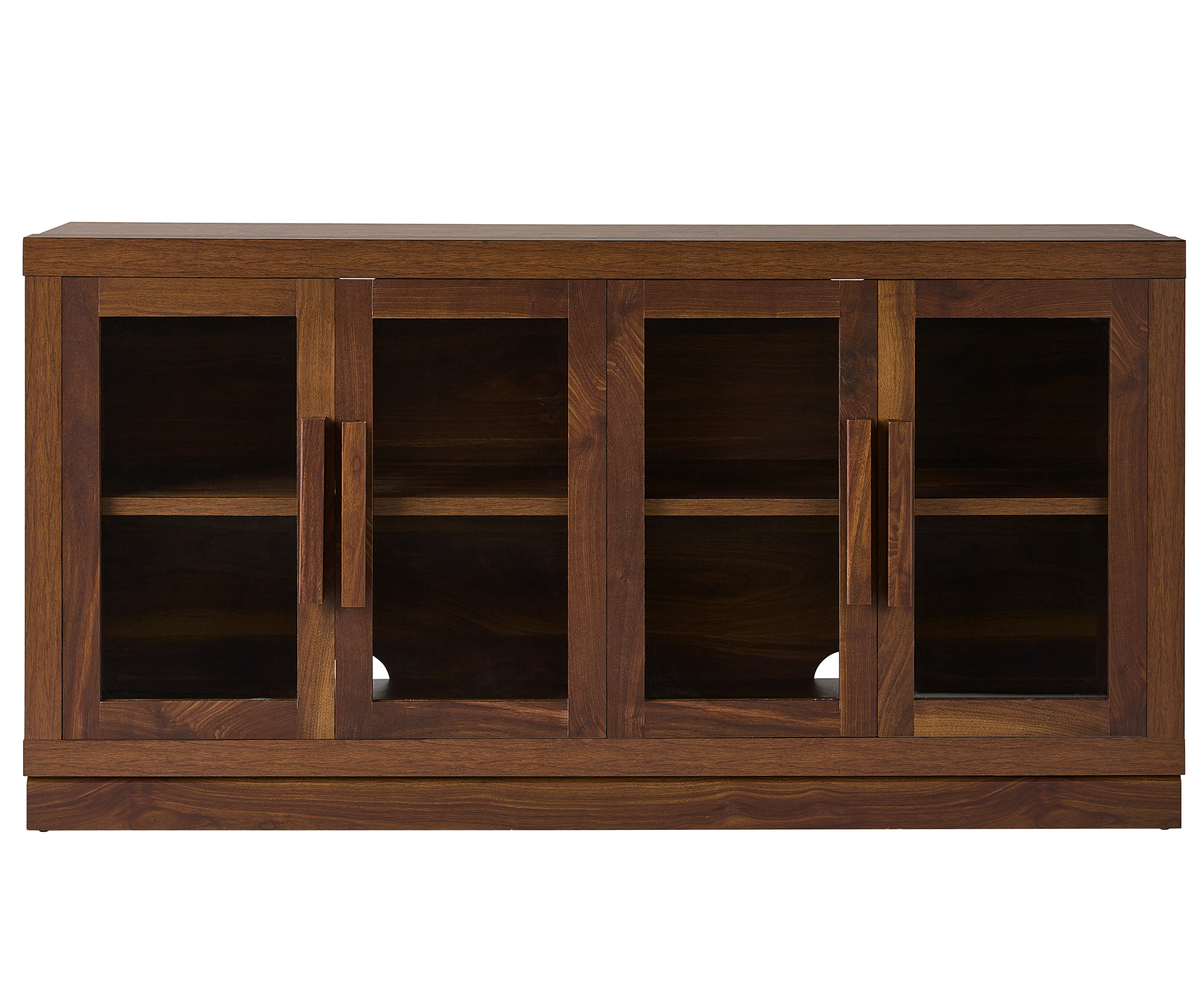 Better Homes & Gardens Ezra TV Stand for 70 in TVs, Warm Walnut photo 8
