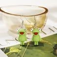 thumbnail image 4 of Mightlink 1 Pair Women Hook Earrings Frog Shape Pendant Earrings Vivid Appearance Drop Earrings Lightweight Jewelry Accessories, 4 of 6