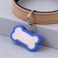thumbnail image 4 of Outdor Stainless Steel Engraved Glitter Bone Shape ID Double Custom Text Lightweight Cat Name, 4 of 4