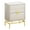 Multi-color, variant on ACCENT SIDE TABLE - 24"H / BEIGE MARBLE / GOLD METAL