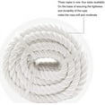 thumbnail image 4 of CORDA Twisted Rope, White, Nylon, 3/8" x 100', 4 of 7