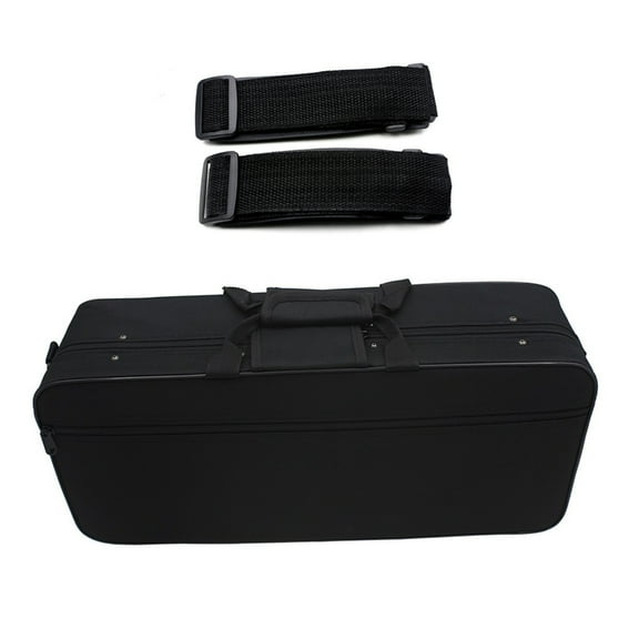 Yokua Trumpet Carrying Case Water Resistant Double Transport Handles Trumpet Box