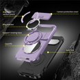 thumbnail image 6 of for Google Pixel 10/10 Pro/11/11 Pro, Military Grade Shockproof Bumper Rugged Rotating Stand Ring Holder Anti-Scratch Magnetic Cover Compatible with Car Mount Case,Purple, 6 of 10