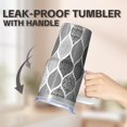 thumbnail image 5 of 20oz Vacuum Insulated Travel Cup with Lid & Straw - Stainless Steel Double Wall Tumbler, Leakproof Thermal Coffee Mug, Bohemian Themed, 5 of 5