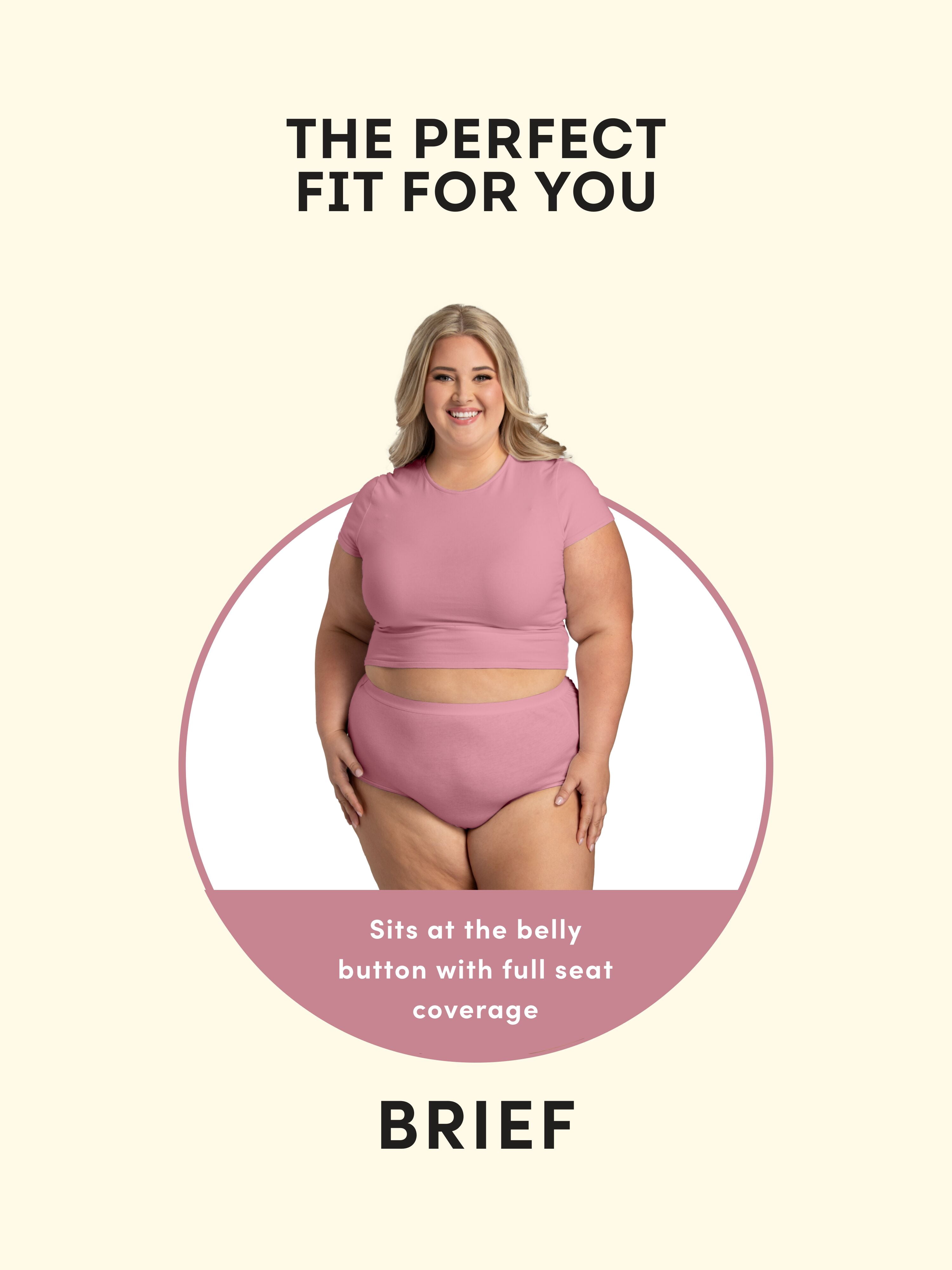Fit for Me by Fruit of the Loom Women's Plus Size Cotton Brief Underwear, 6-Pack