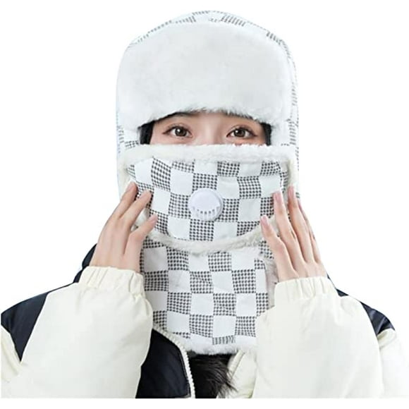 Winter Hat for Women Men,Warm Fleece Trapper Hat Windproof&Waterproof Ushanka Hat,Gift Ideas 2022 Christmas