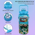 thumbnail image 2 of 64 oz Cute Water Bottle with Sleeve BPA Free Half Gallon Water Jug with Straw and Time Marker, Motivational Gym Workout Pregnancy Water Bottles Gifts for Women, 2 of 6