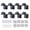 Black, variant on NFTIGB 8PCS Acrylic Hat Hooks for Wall Mount Baseball Cap Holder Wide Brim Hat Hanger Organizer with Adhesive & Screws for Room Decor Home Storage, 2.8 inches / 7.1 cm, Transparent