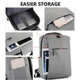 thumbnail image 4 of 100Fens Laptop Backpack 15.6 Inch,Business Slim Laptops Travel Backpacks With Usb Charging Port,College School Computer Bag Gifts For Men And Women, 4 of 6