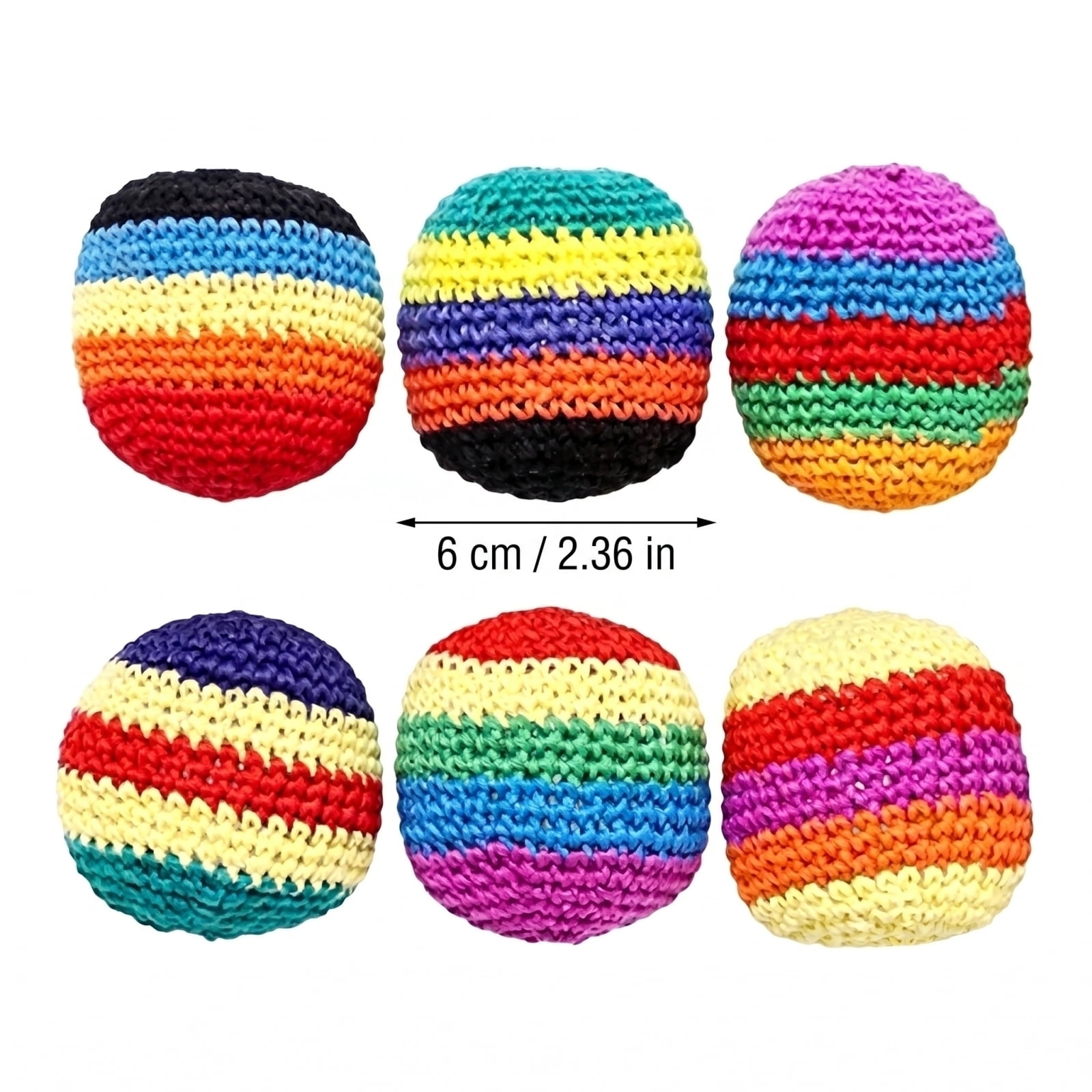 6Pcs Vibrant Assorted Color Canvas Sandbags Tossing Toys, Toddlers Beach Active Play Hand Eye Coordination Toss Games, Heavy Duty Double Stitched Tear Resistant Outdoor Play Equipment For Boys Girls