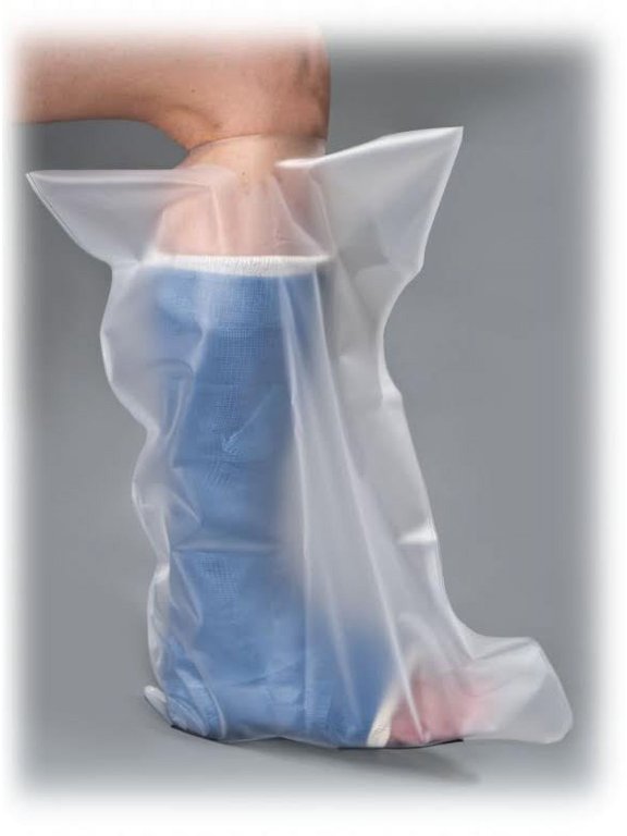 Cast and Bandage Protector for the Leg